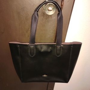Black Leather Coach Purse